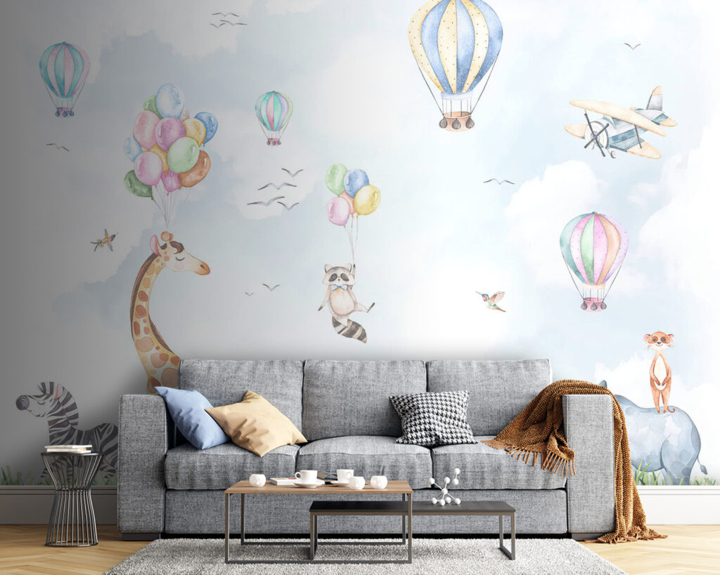 Dierenvriendjes onder een ballonhemel — interieur 5