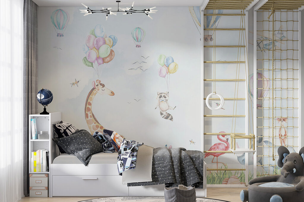 Dierenvriendjes onder een ballonhemel — interieur 6