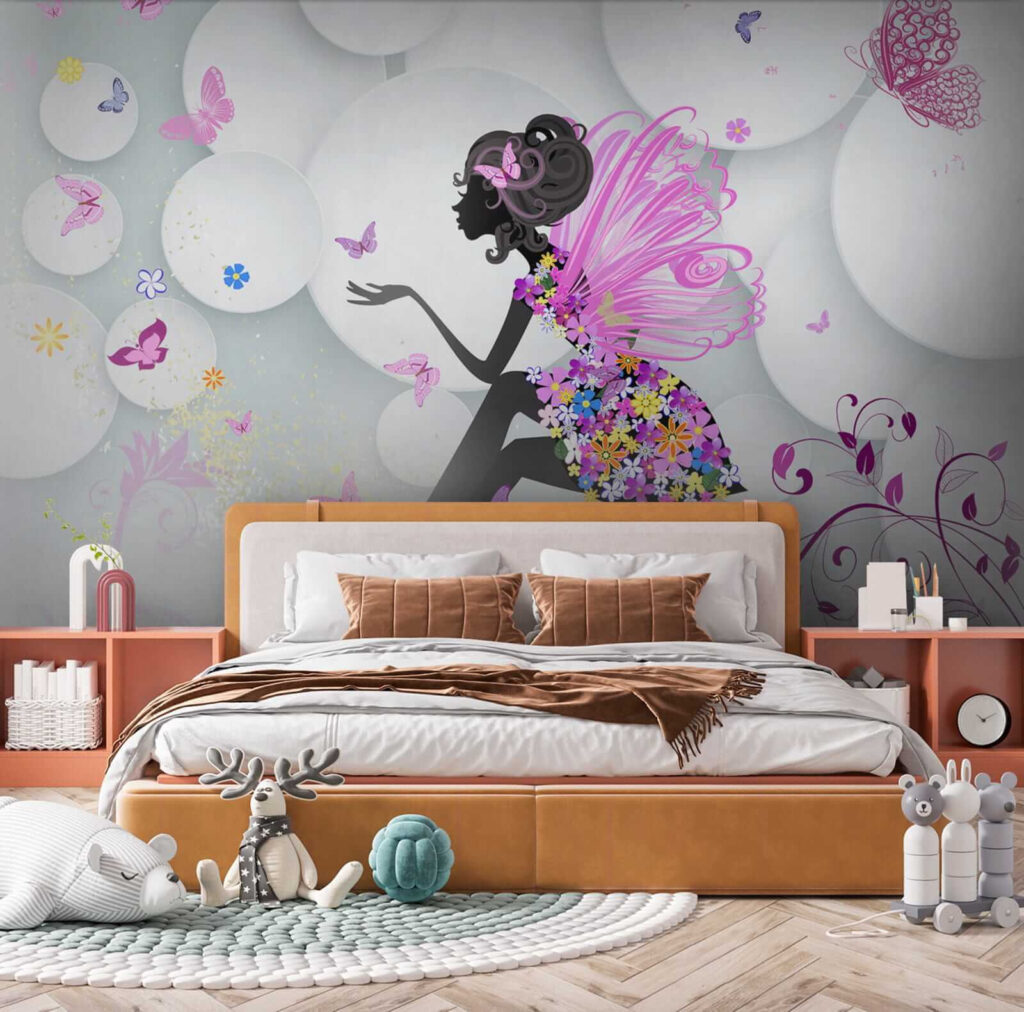 Elfje tussen witte cirkels — interieur 5