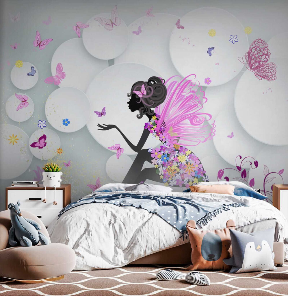 Elfje tussen witte cirkels — interieur 6