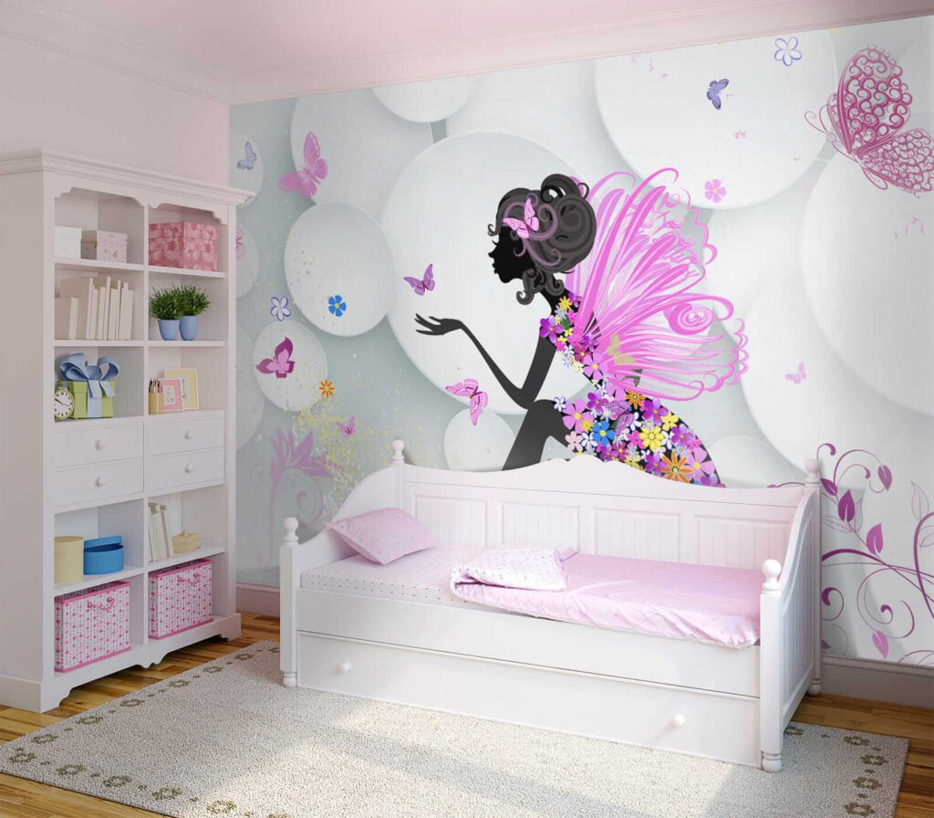 Elfje tussen witte cirkels — interieur 8