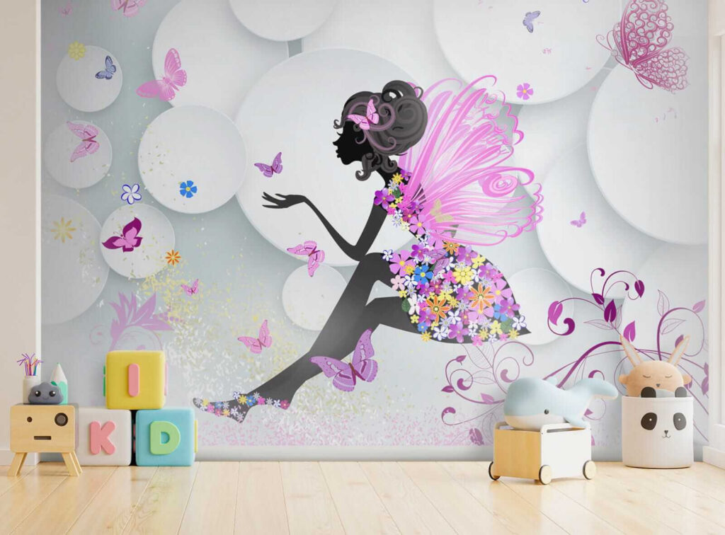 Elfje tussen witte cirkels — interieur 9