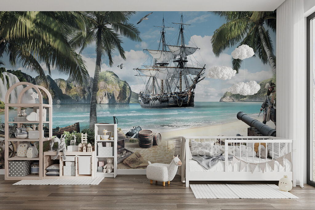Zeilschip in een piratenbaai — interieur 3