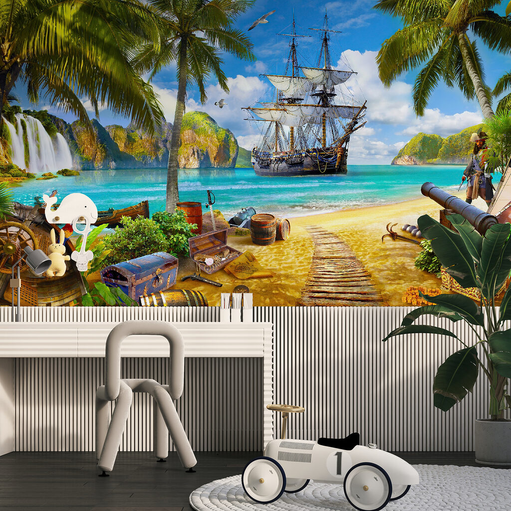 Zeilschip in een piratenbaai — interieur 3