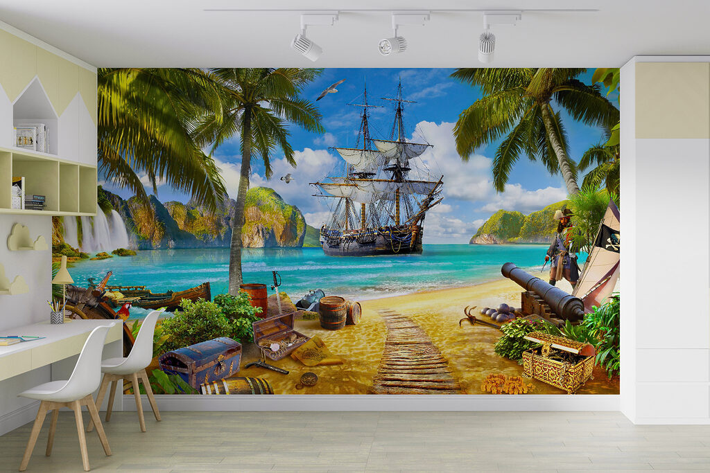 Zeilschip in een piratenbaai — interieur 4