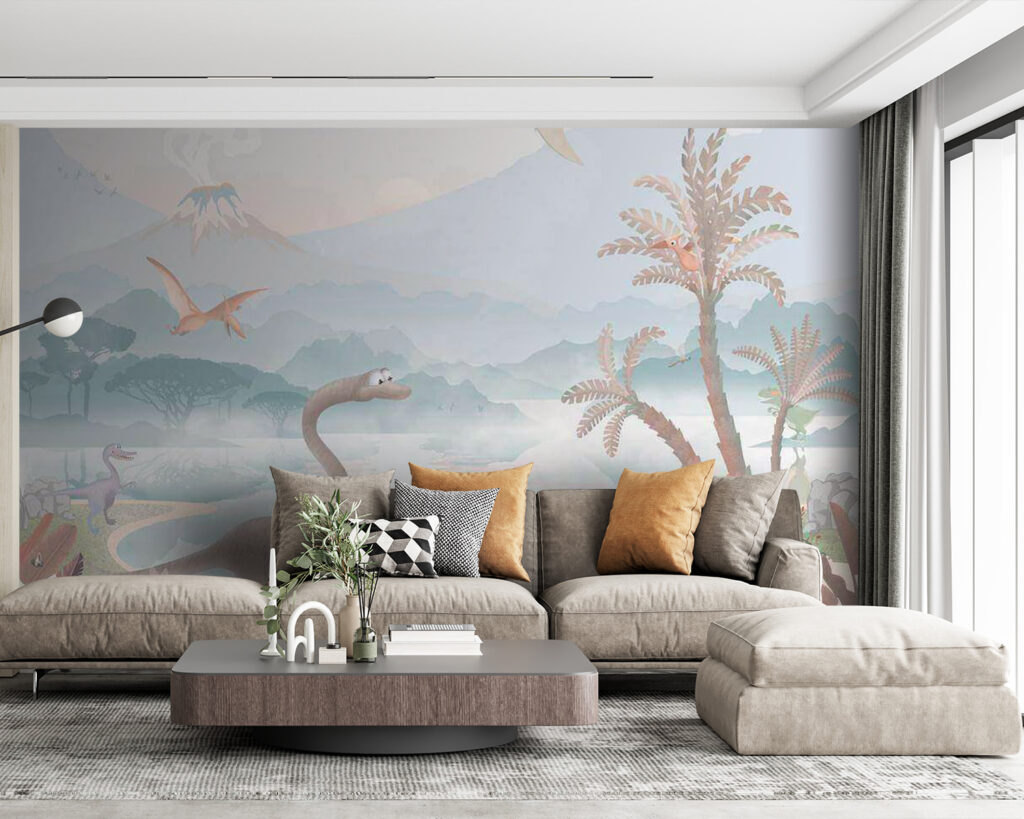Dino's bij een tropenmeer — interieur 1