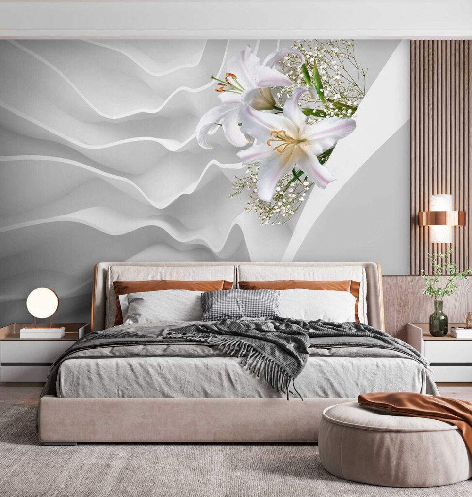 Elegante lelies te midden van zachte rondingen — interieur 2