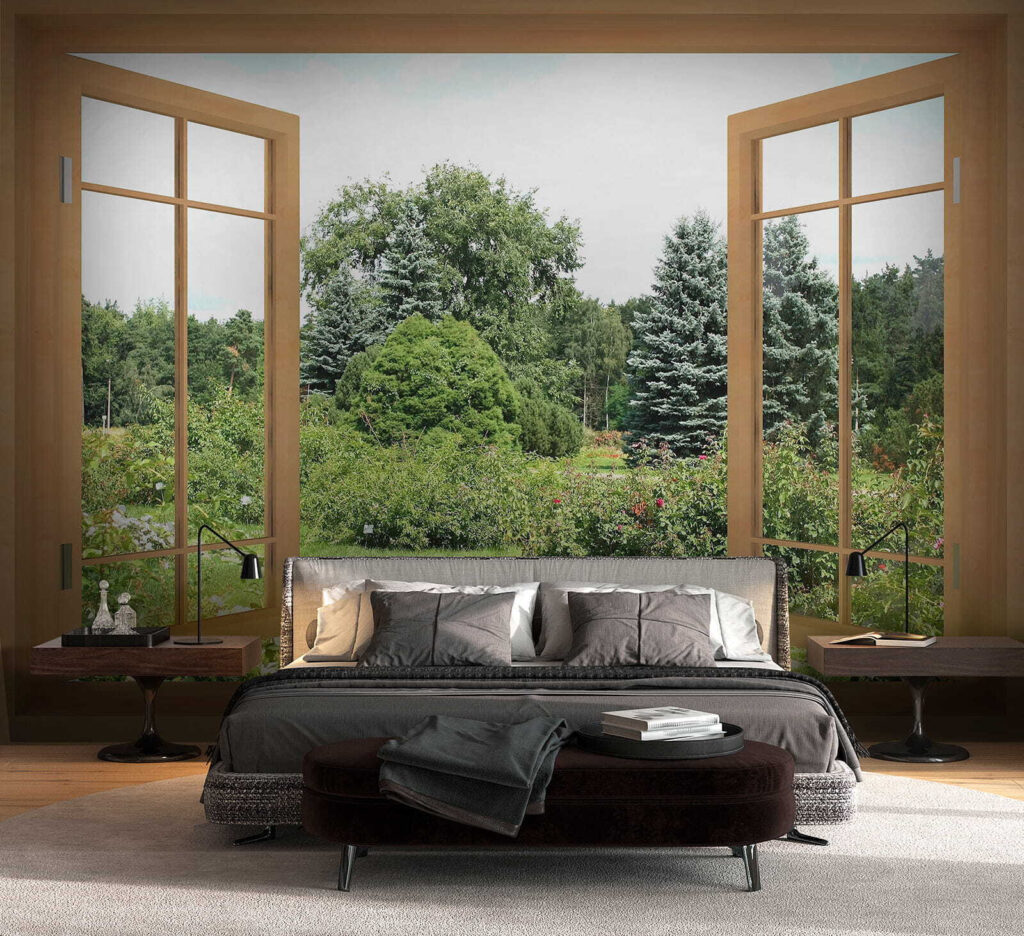 Raam op de zomertuin — interieur 2