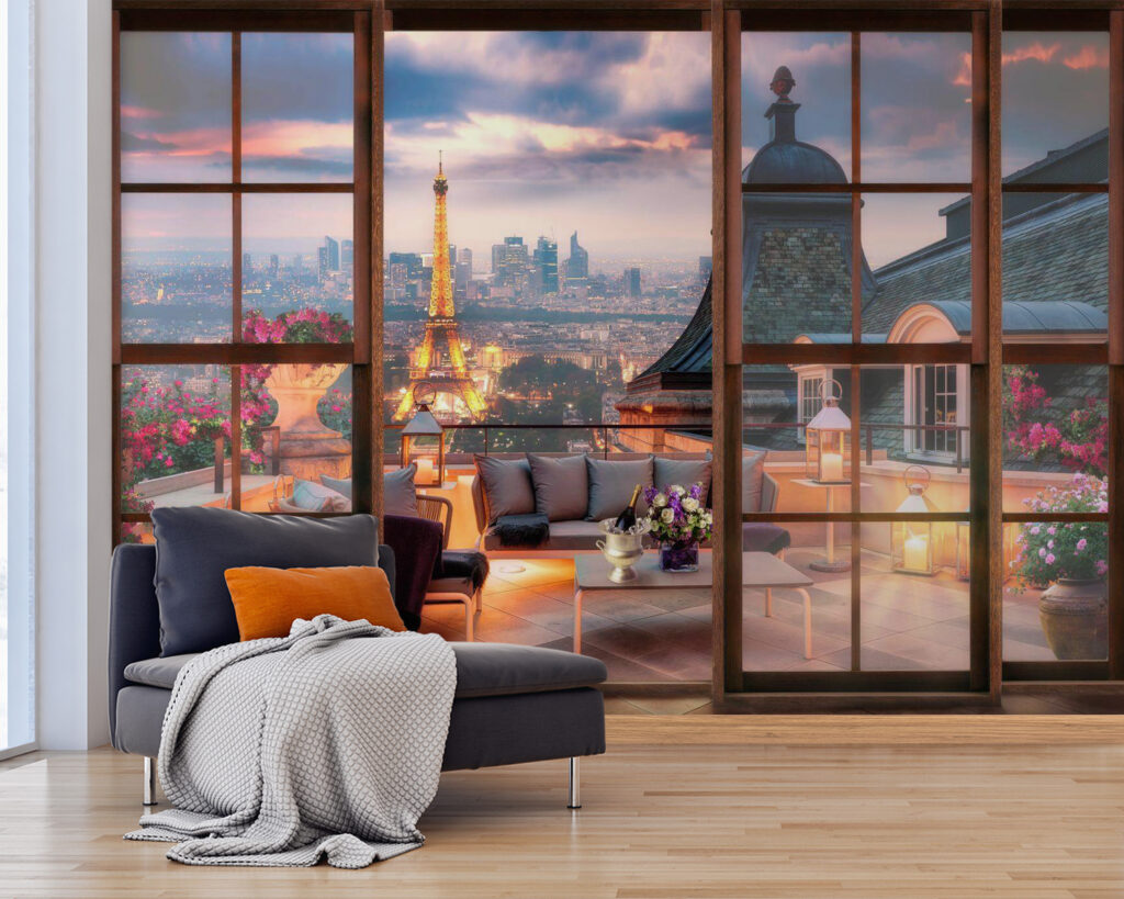 Parijs achter een avondraam — interieur 3