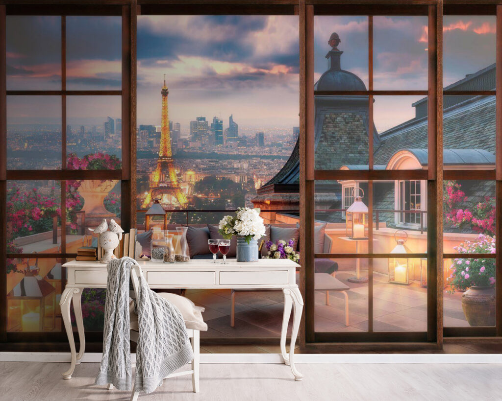 Parijs achter een avondraam — interieur 4