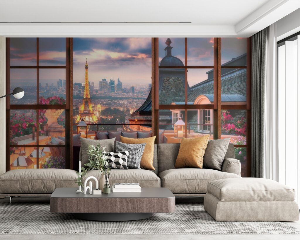 Parijs achter een avondraam — interieur 5