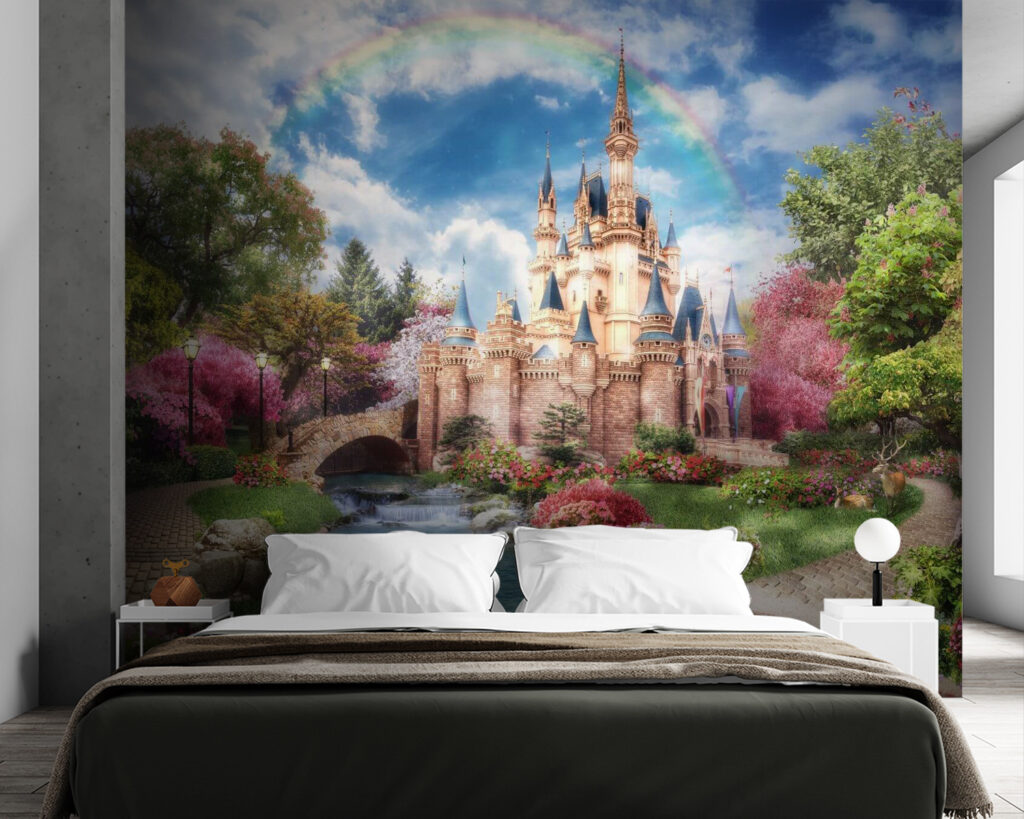 Kasteel bij een regenboogvijver — interieur 2