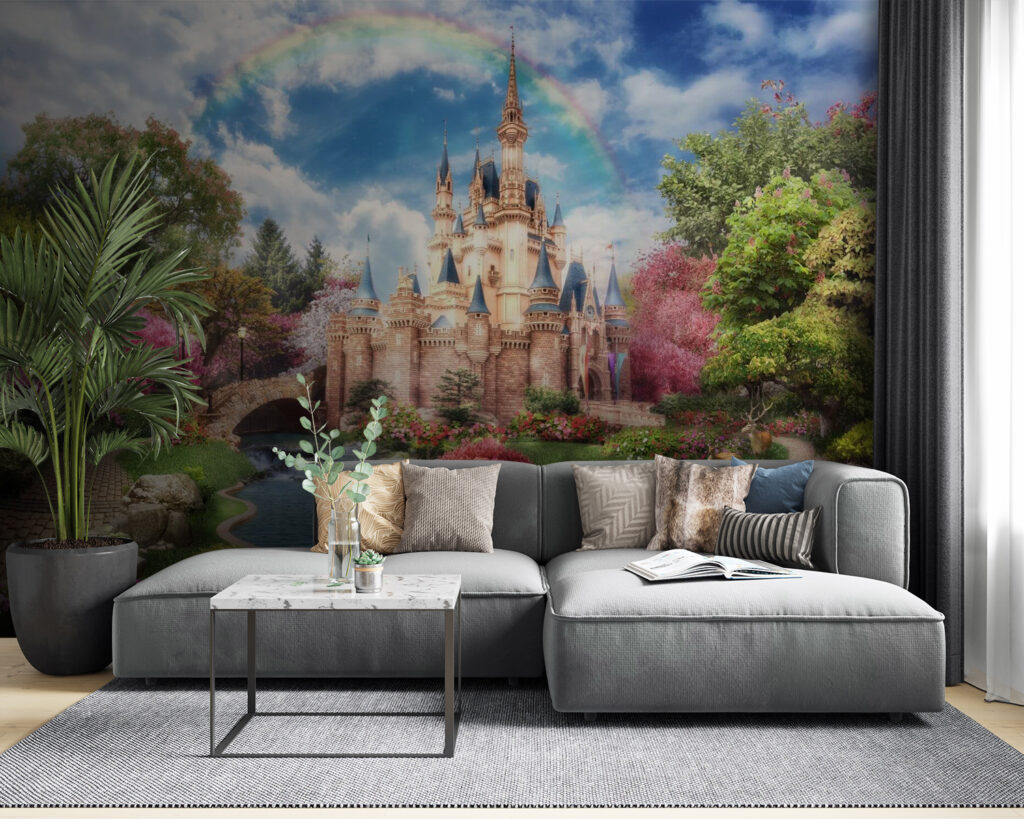 Kasteel bij een regenboogvijver — interieur 1
