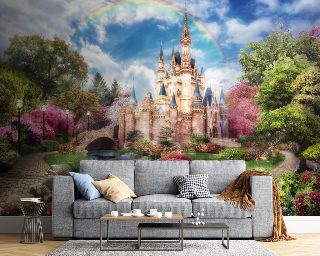 Kasteel bij een regenboogvijver — interieur 3