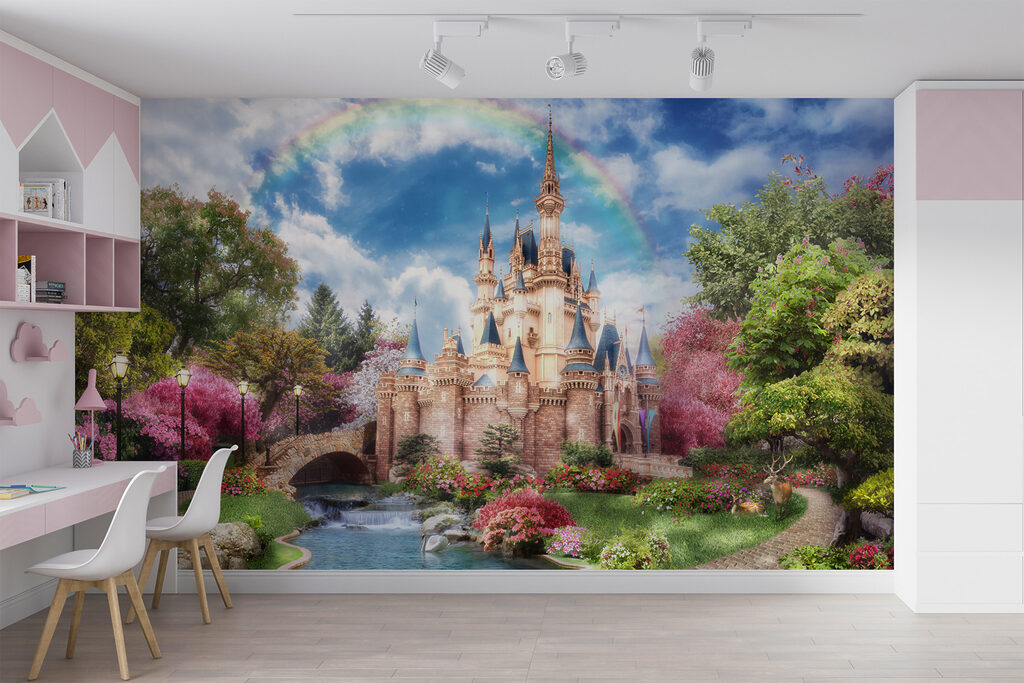 Kasteel bij een regenboogvijver — interieur 5