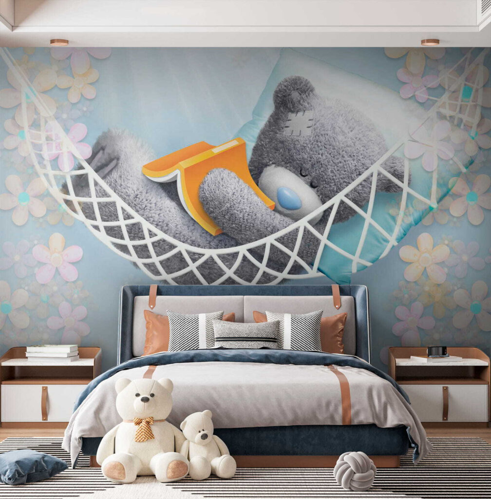 Koala leest in hangmat — interieur 1