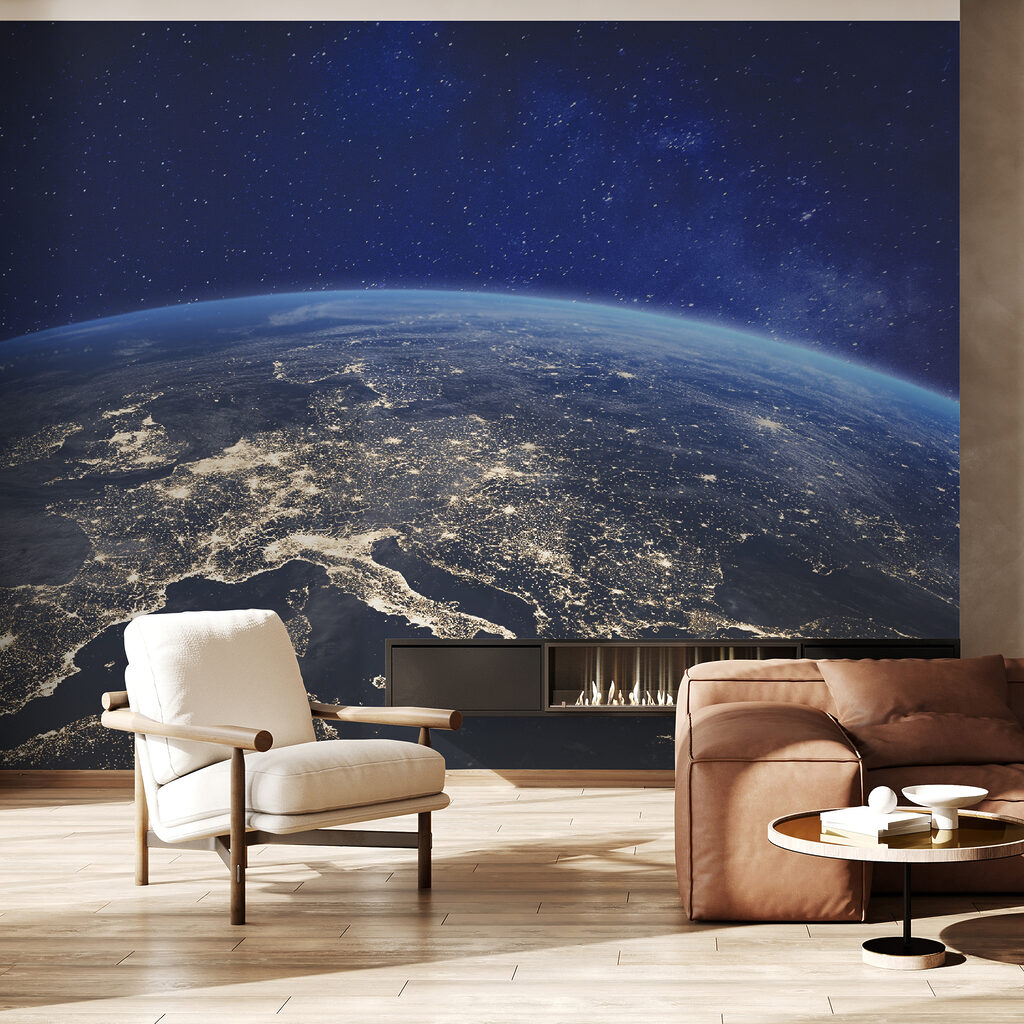 Europa in de nacht — interieur 3