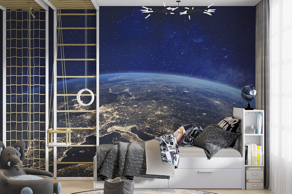 Europa in de nacht — interieur 4