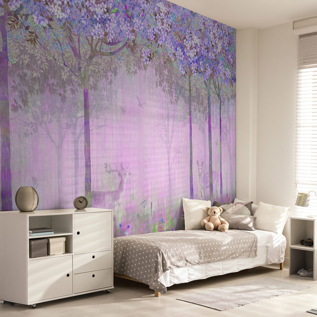 Hert in een bloesembos — interieur 1