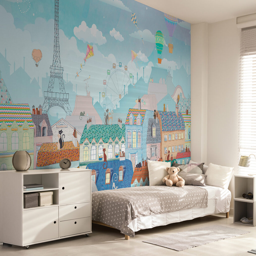 Parijs als kleine pastelstad — interieur 2