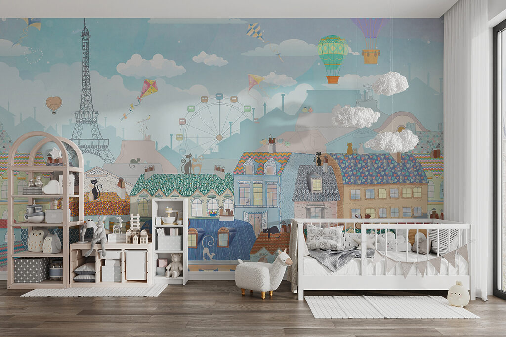 Parijs als kleine pastelstad — interieur 3