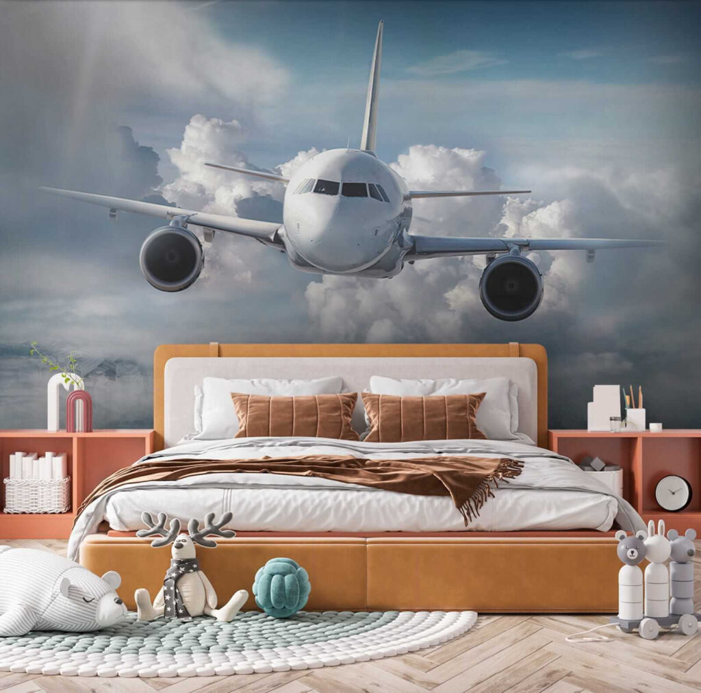 Een vliegtuig in de lucht — interieur 4