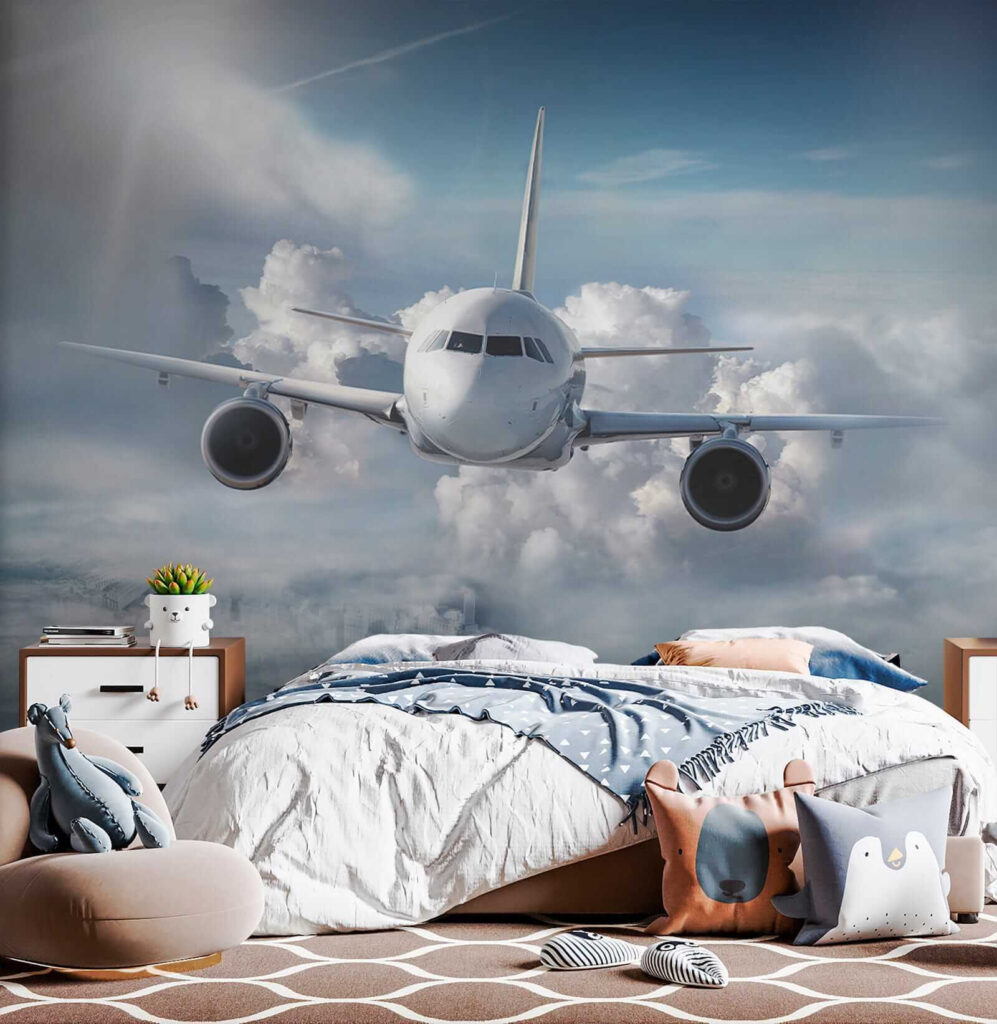 Een vliegtuig in de lucht — interieur 5
