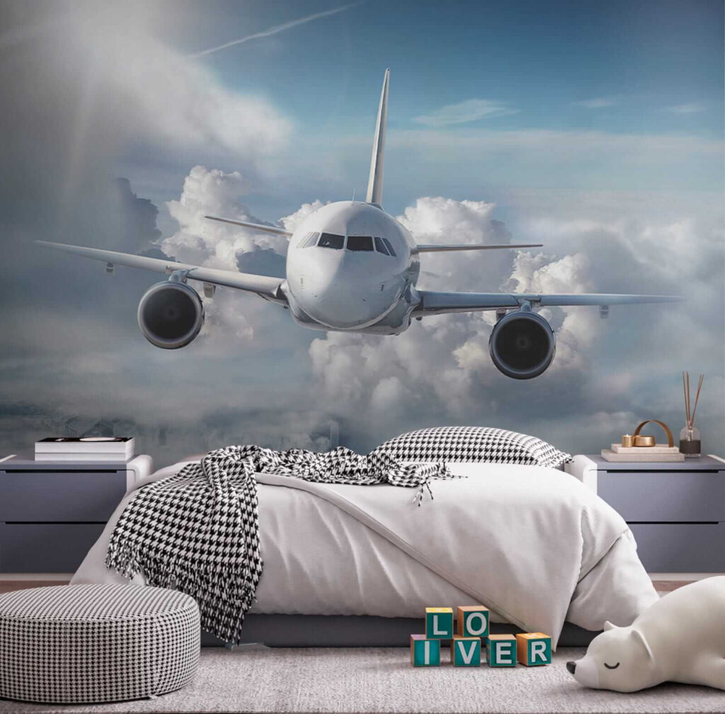 Een vliegtuig in de lucht — interieur 6