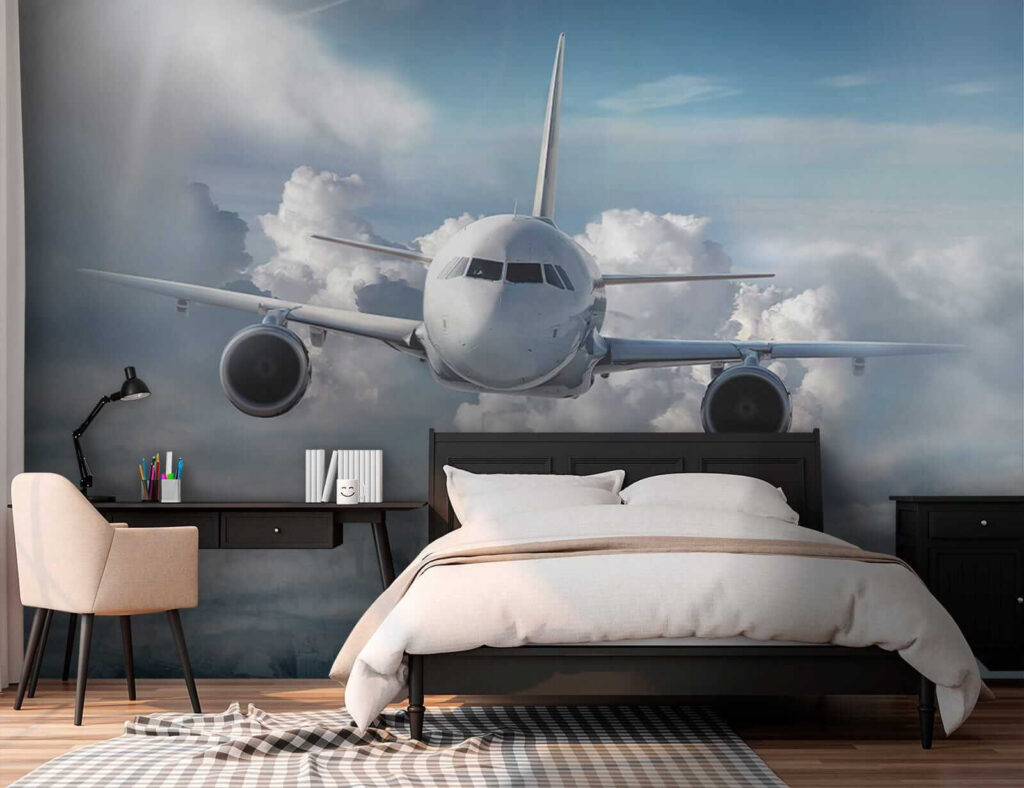 Een vliegtuig in de lucht — interieur 7