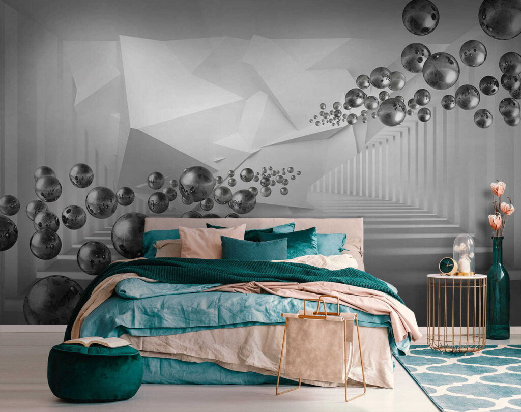 Bollen door witte diepte — interieur 2