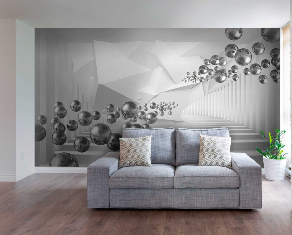 Bollen door witte diepte — interieur 6