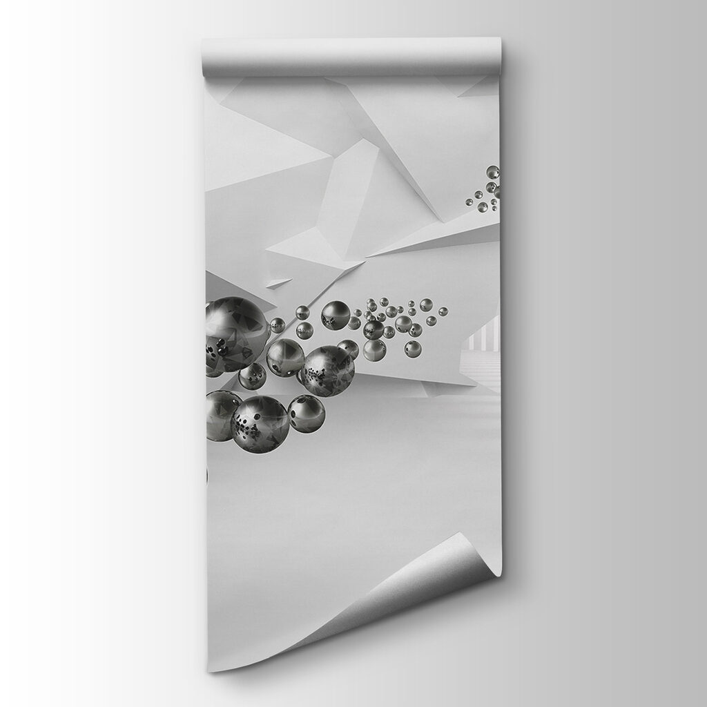 Bollen door witte diepte — productweergave