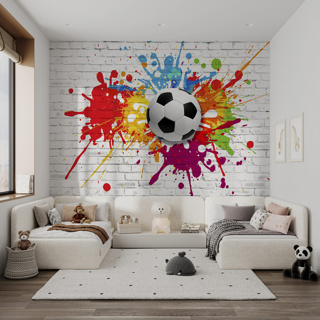 Kleurrijke voetbalkunst in actie! — interieur 11