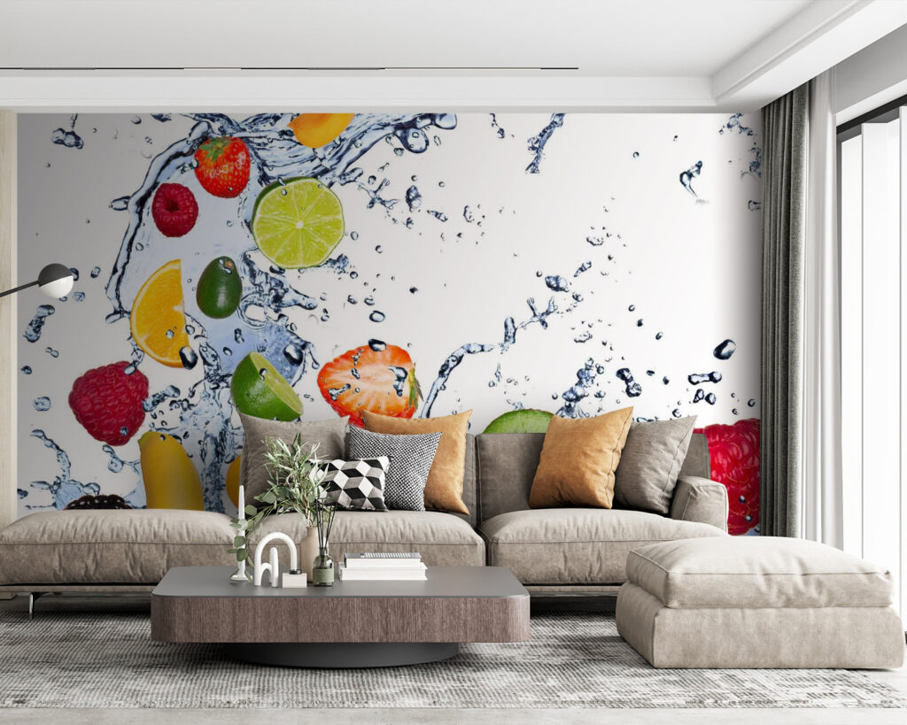 Fruit spat door water — interieur 2