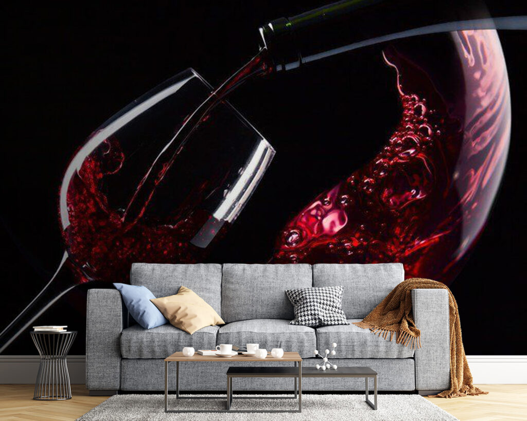 Rode wijn in beweging — interieur 2