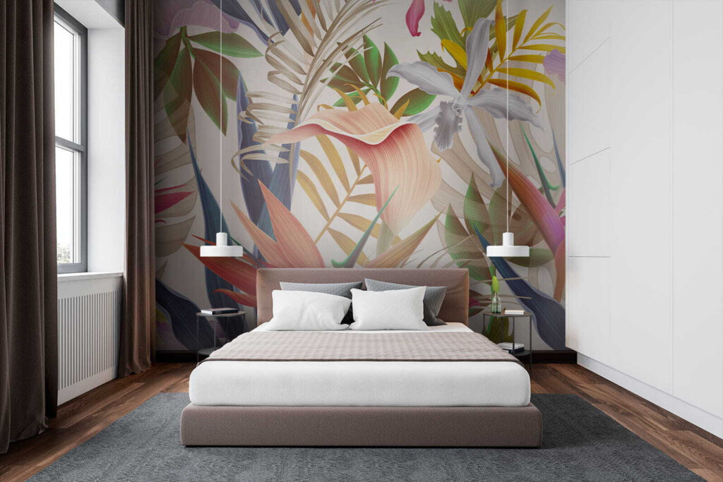Levendig tropisch gebladerte in harmonie — interieur 2