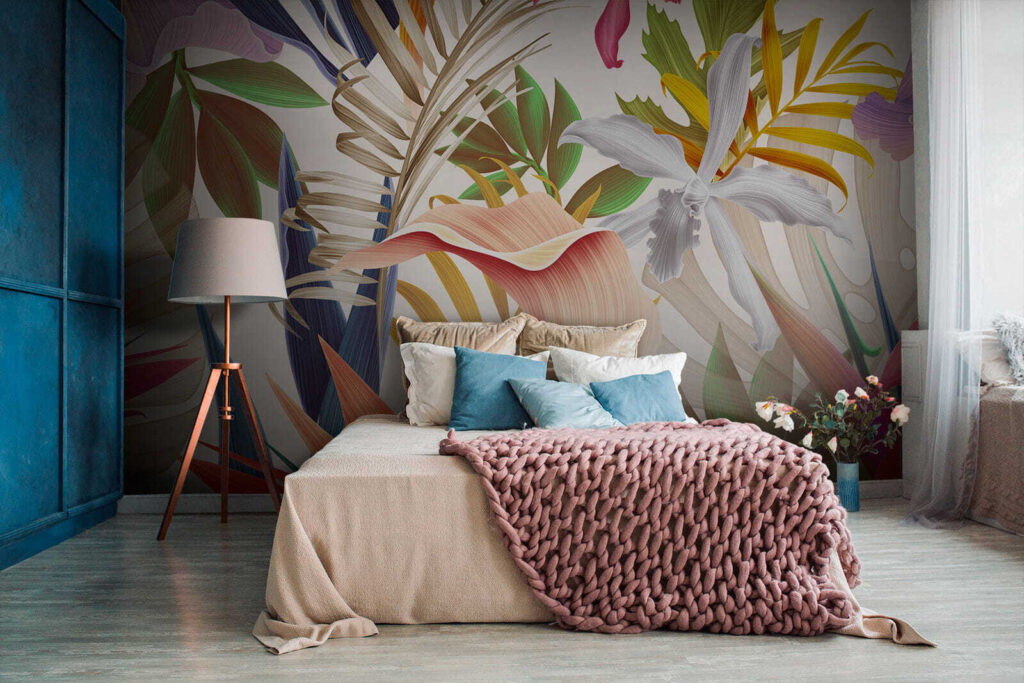 Levendig tropisch gebladerte in harmonie — interieur 3