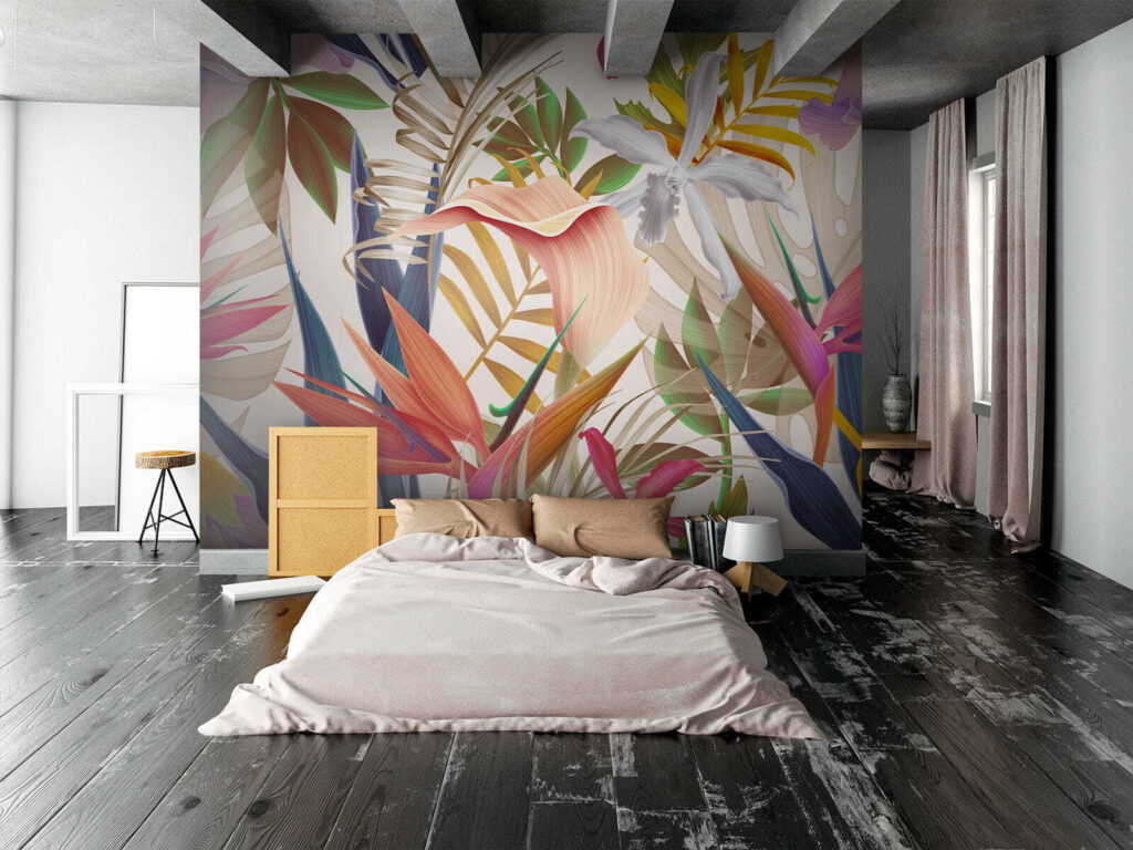 Levendig tropisch gebladerte in harmonie — interieur 4