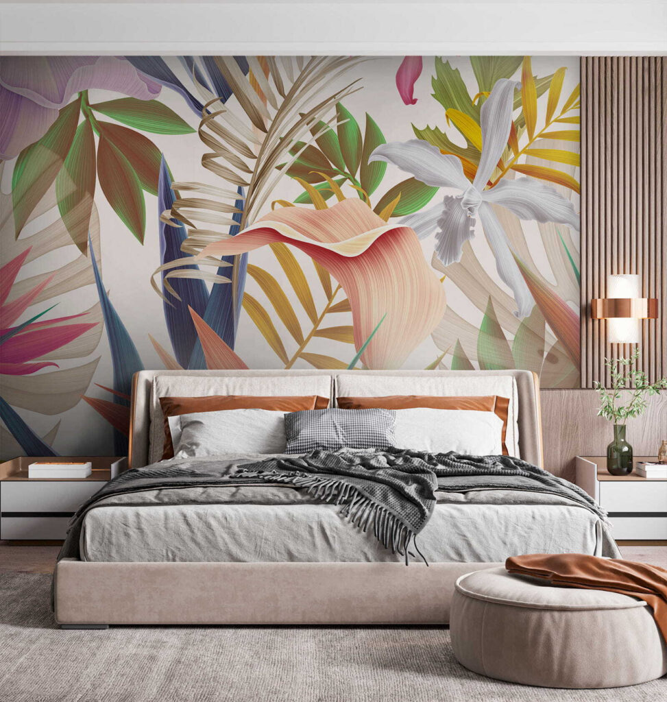Levendig tropisch gebladerte in harmonie — interieur 5