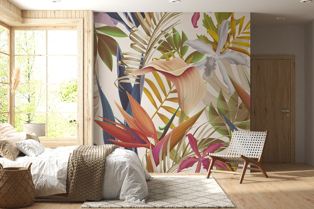 Levendig tropisch gebladerte in harmonie — interieur 11