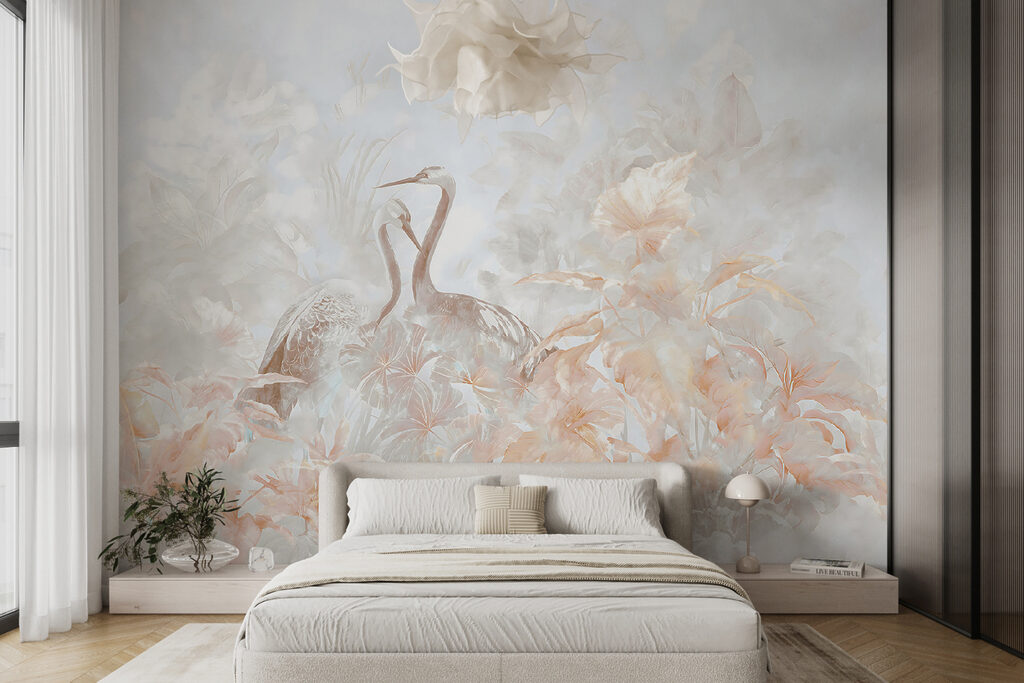 Een paar vogels in een struik — interieur 2