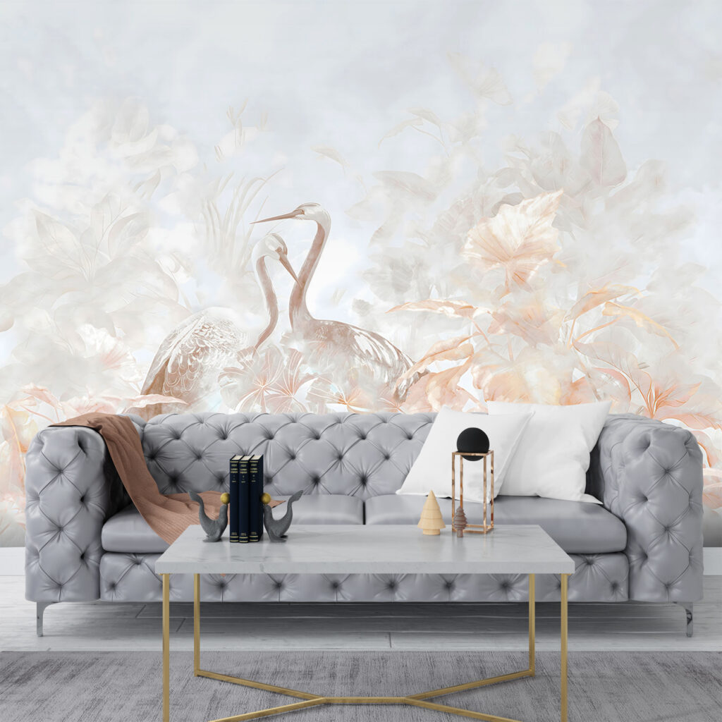 Een paar vogels in een struik — interieur 1