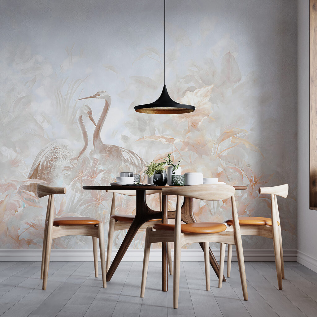 Een paar vogels in een struik — interieur 3