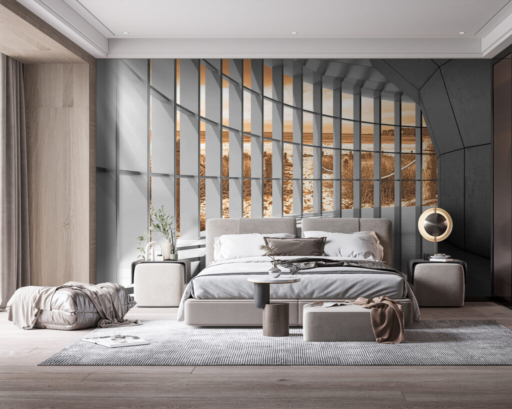 Licht door hoge ramen — interieur 3