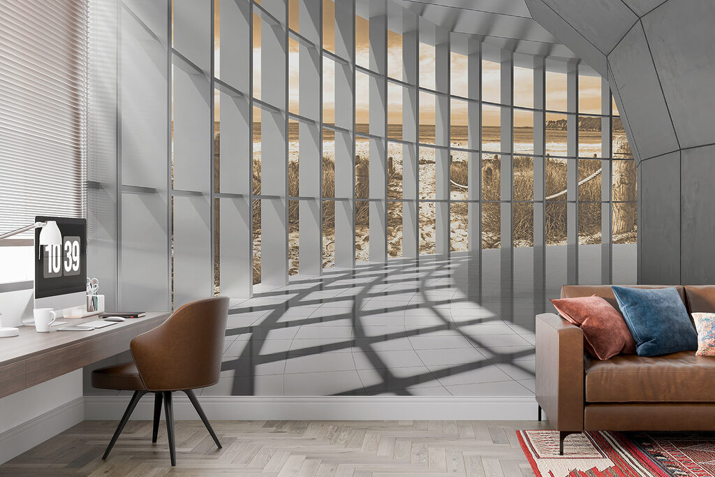 Licht door hoge ramen — interieur 7