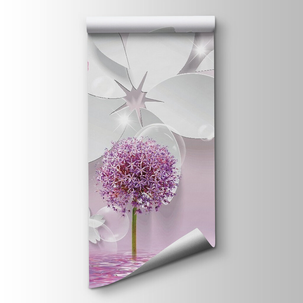 Bolvormige bloemen tussen vlinders — productweergave