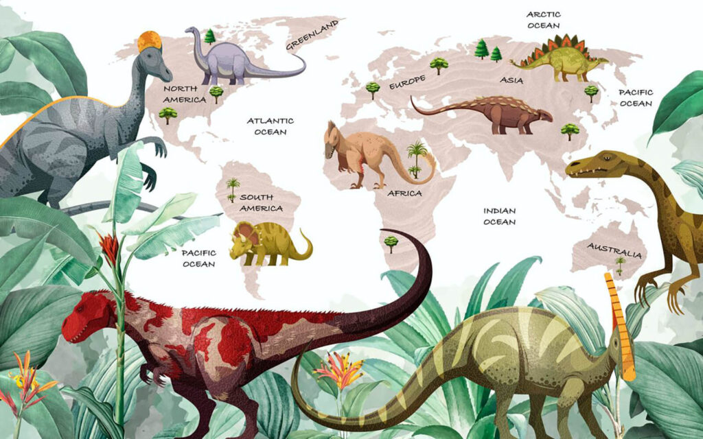 Op ontdekkingsreis bij dinosaurussen — volledig ontwerp