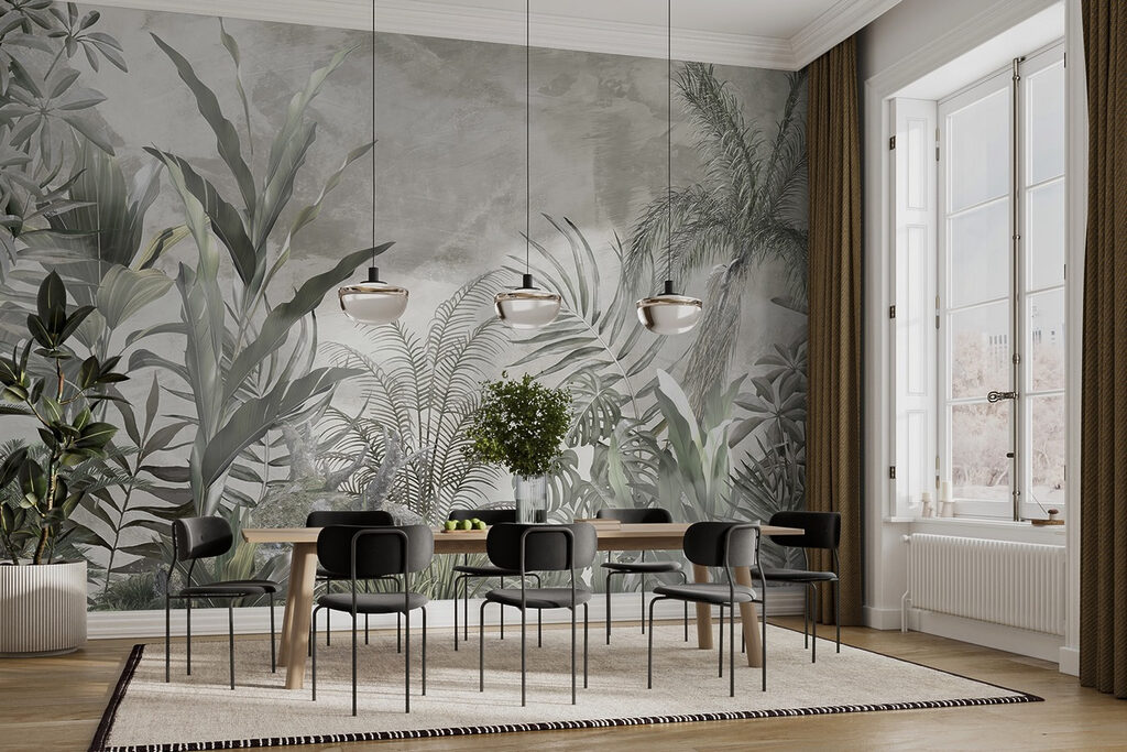 Groep planten in een tuin — interieur 5