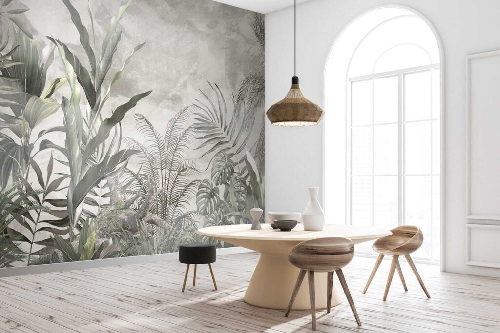 Groep planten in een tuin — interieur 3