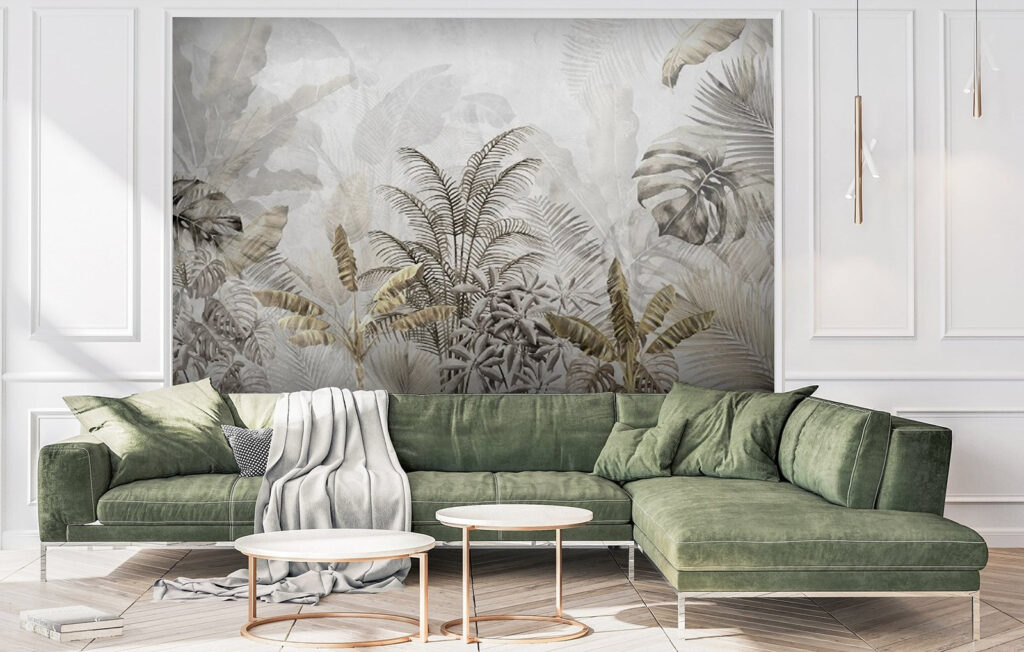 Bleke jungle in laagjes — interieur 2